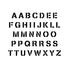 Arial Letter and Number Stencil Sets